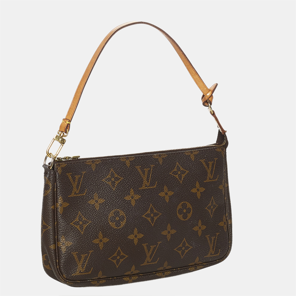 

Louis Vuitton Brown Monogram Pochette Accessoires