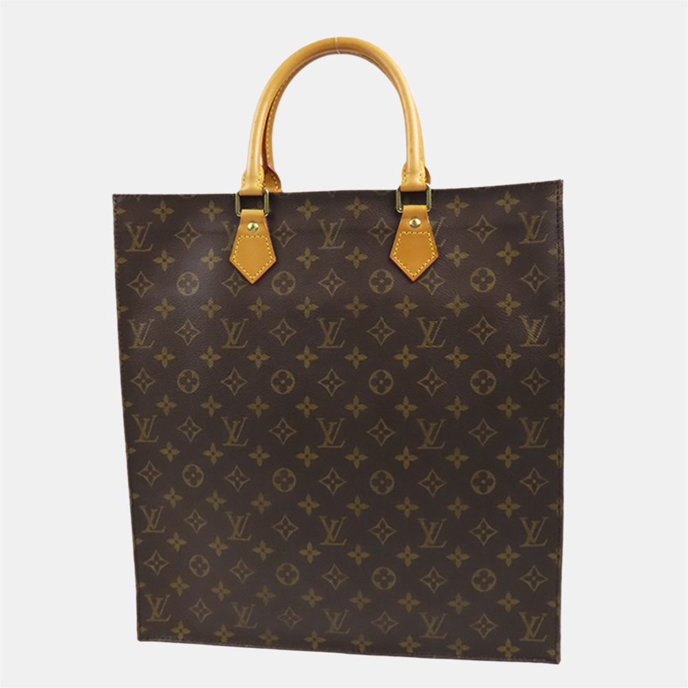 

Louis Vuitton Brown Monogram Sac Plat