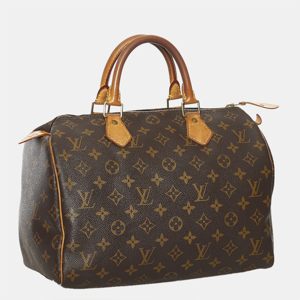 

Louis Vuitton Brown Monogram Speedy 30