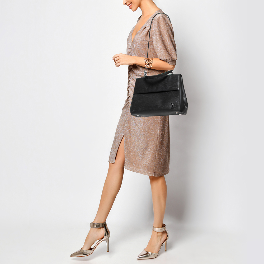 

Louis Vuitton Black Epi Leather Cluny MM Bag