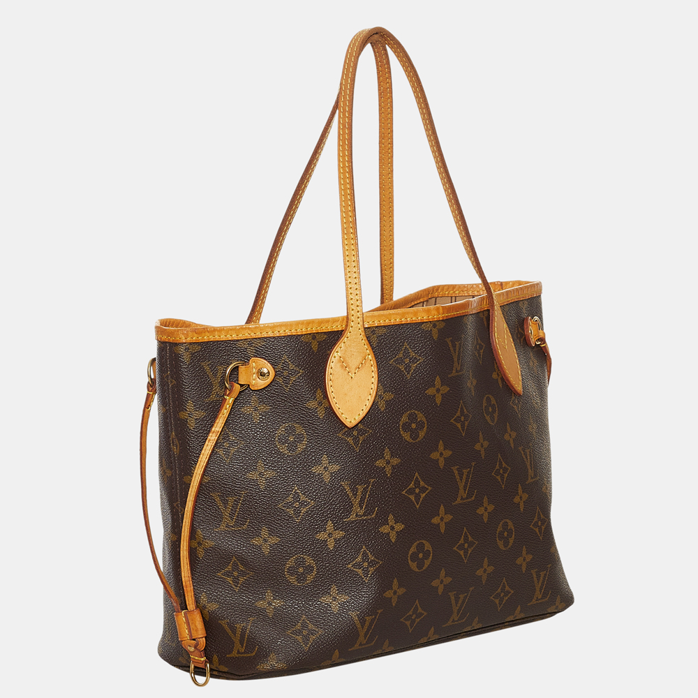 

Louis Vuitton Brown Monogram Neverfull PM