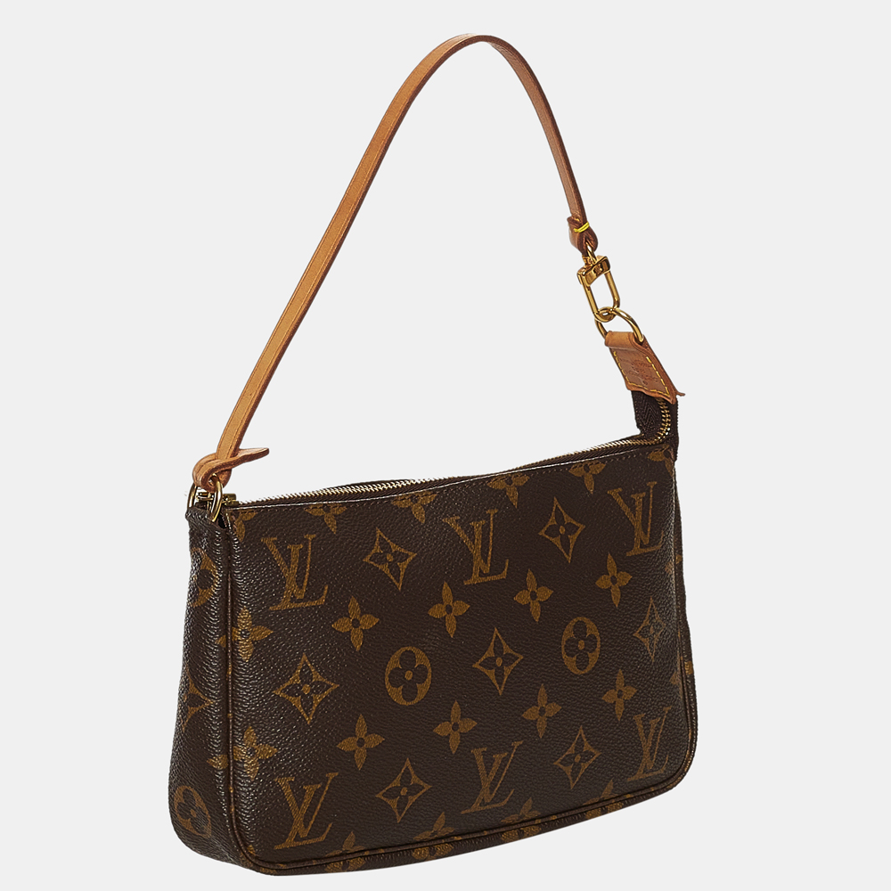 

Louis Vuitton Brown Monogram Pochette Accessoires