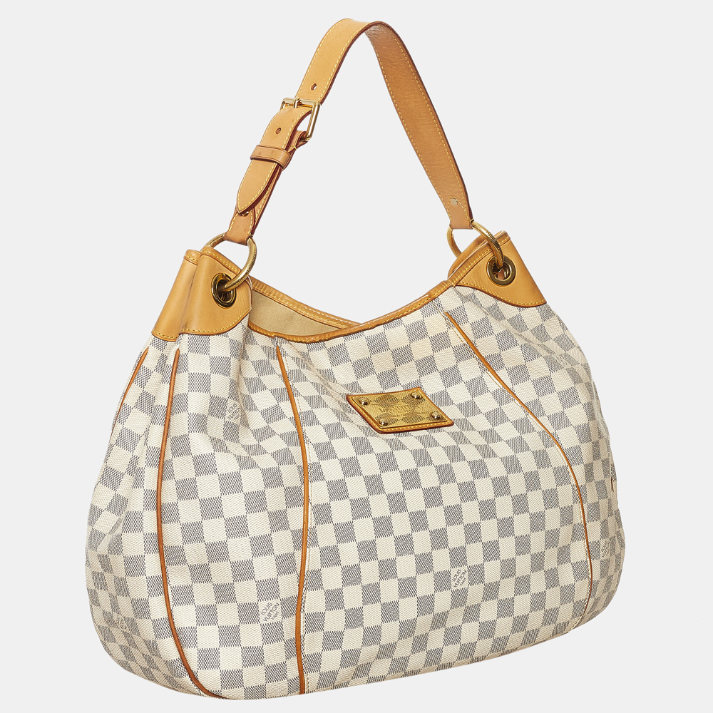 

Louis Vuitton White Damier Azur Galliera GM