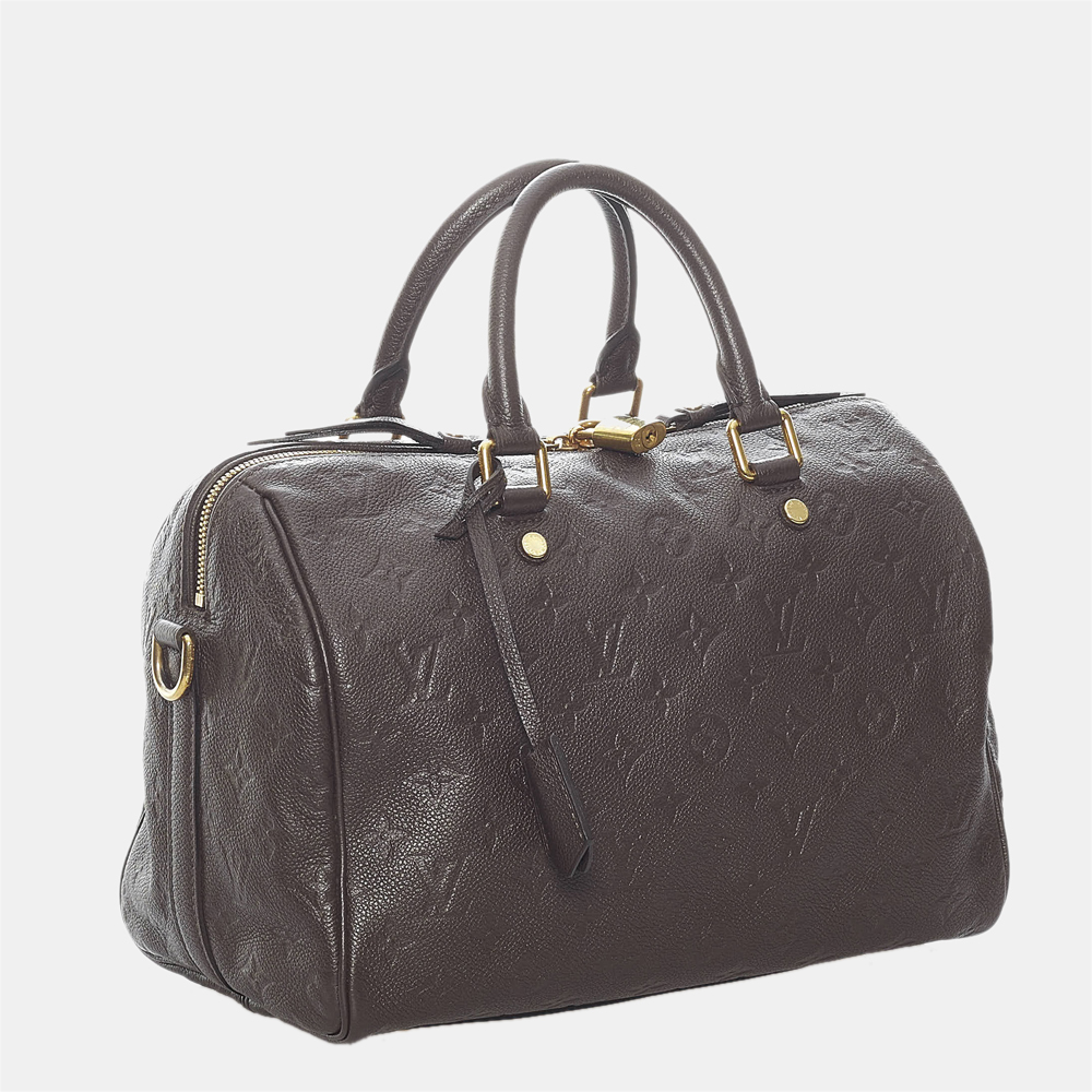 

Louis Vuitton Brown Monogram Empreinte Speedy Bandouliere 30