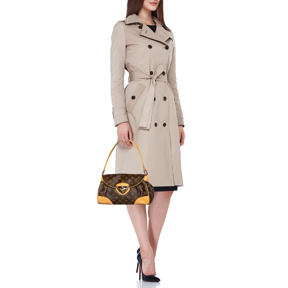 

Louis Vuitton Monogram Canvas Beverly MM Bag, Brown