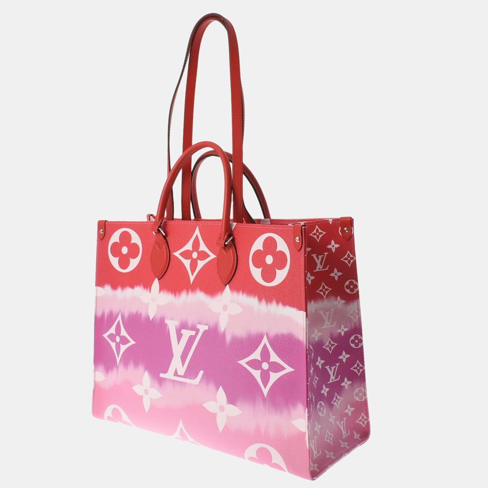 

Louis Vuitton Red Canvas Monogram LV Escale Onthego GM Tote Bag