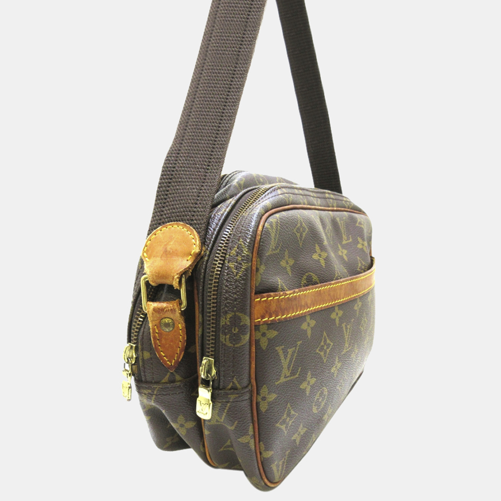

Louis Vuitton Brown Monogram Reporter PM