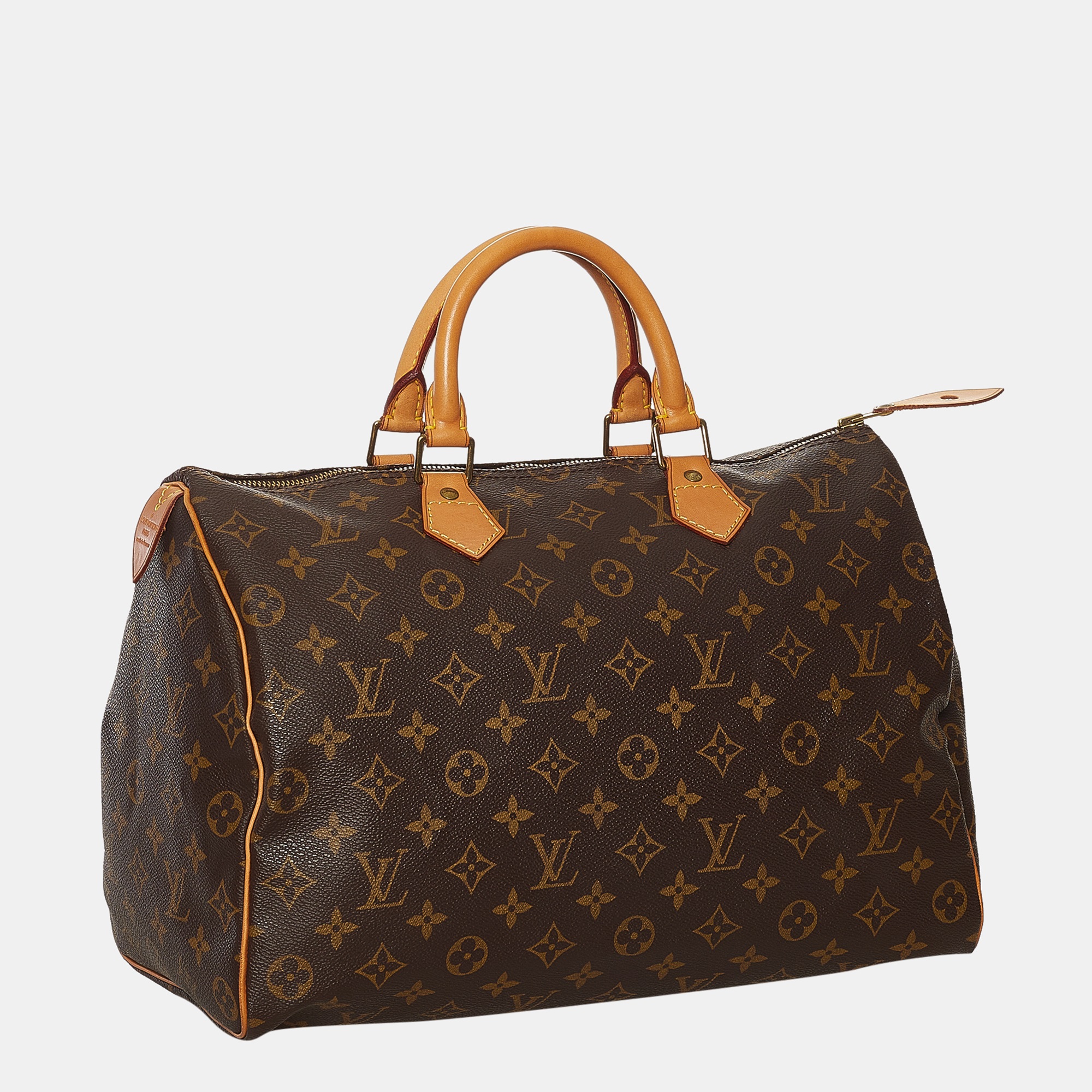 

Louis Vuitton Brown Monogram Speedy 35