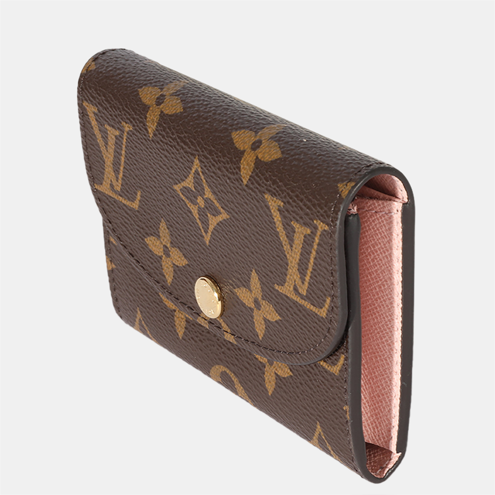 

Louis Vuitton Monogram Canvas Rosalie Wallet, Brown