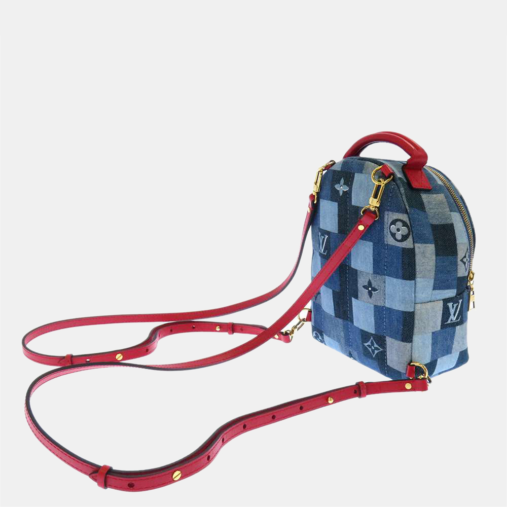 

Louis Vuitton Blue Denim Palm Springs Mini Backpack