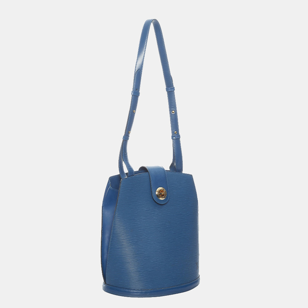 

Louis Vuitton Blue Epi Cluny