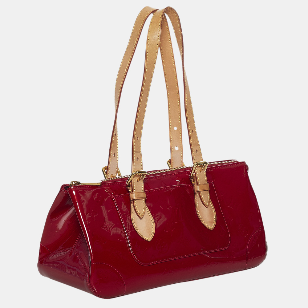 

Louis Vuitton Brown/Red Vernis Rosewood