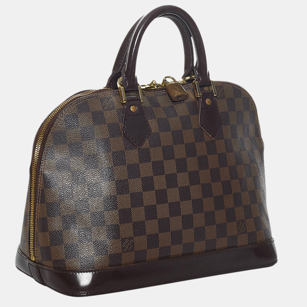 

Louis Vuitton Brown Damier Ebene Alma PM