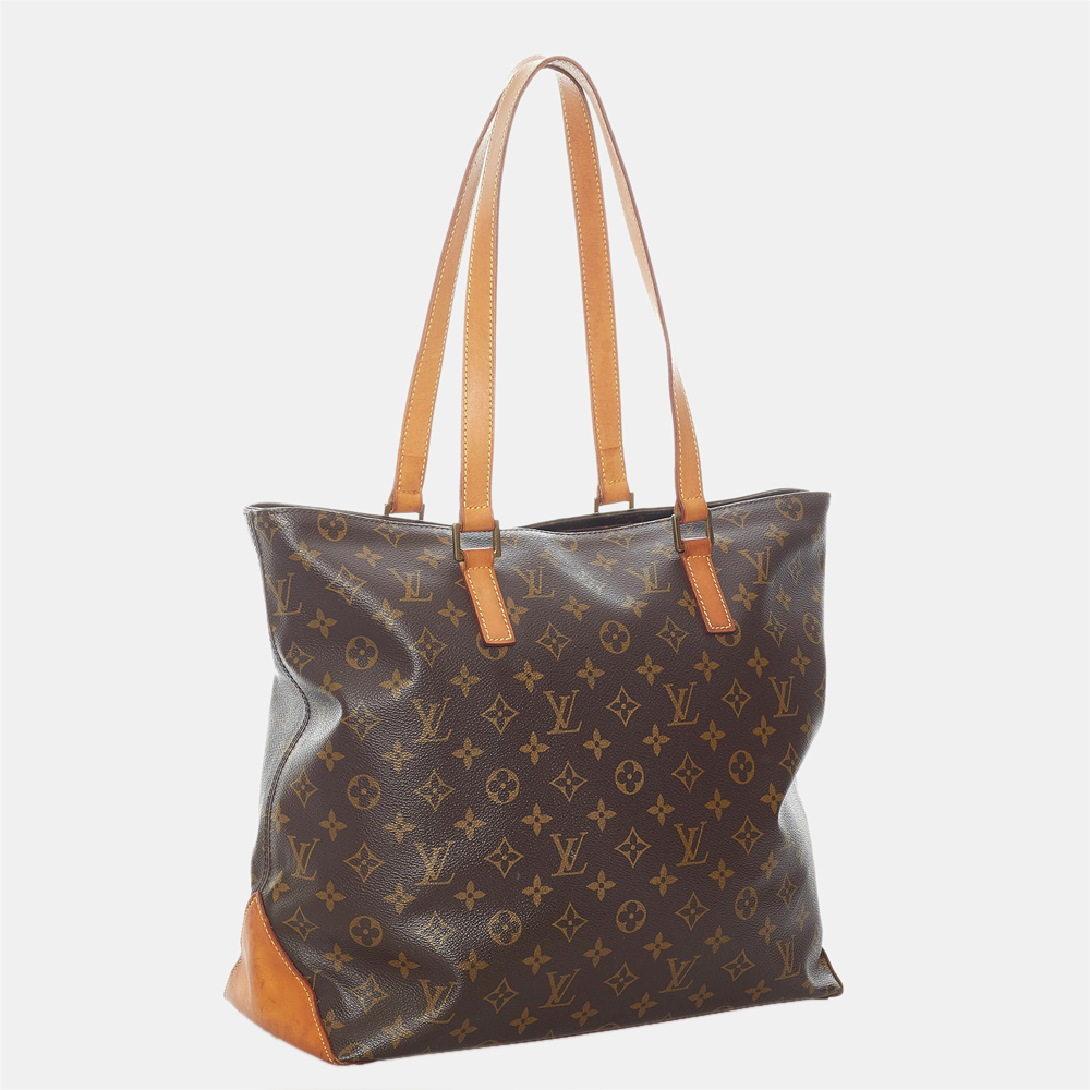 

Louis Vuitton Brown Monogram Cabas Mezzo