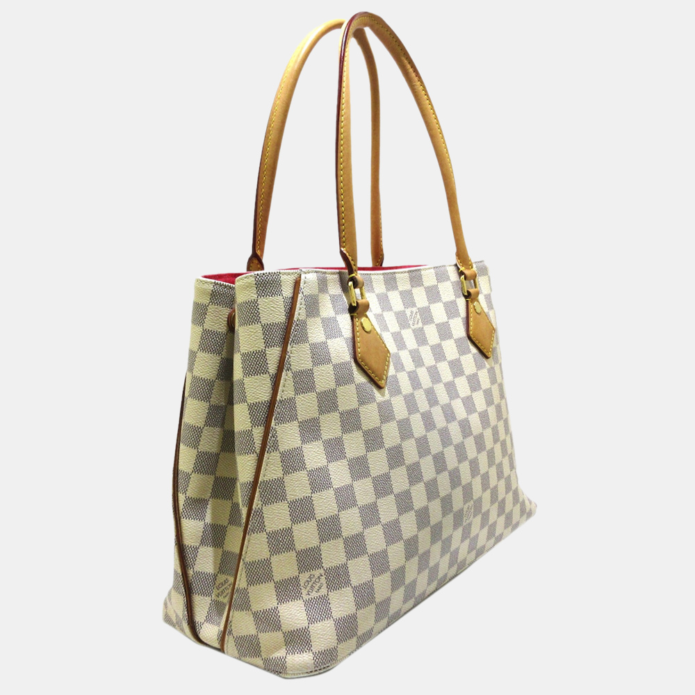 

Louis Vuitton White Damier Azur Calvi
