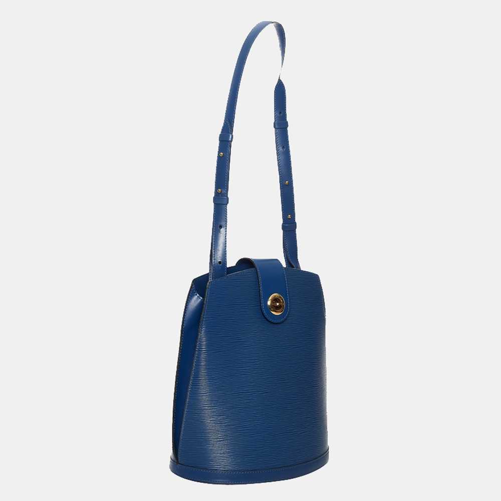 

Louis Vuitton Blue Epi Cluny
