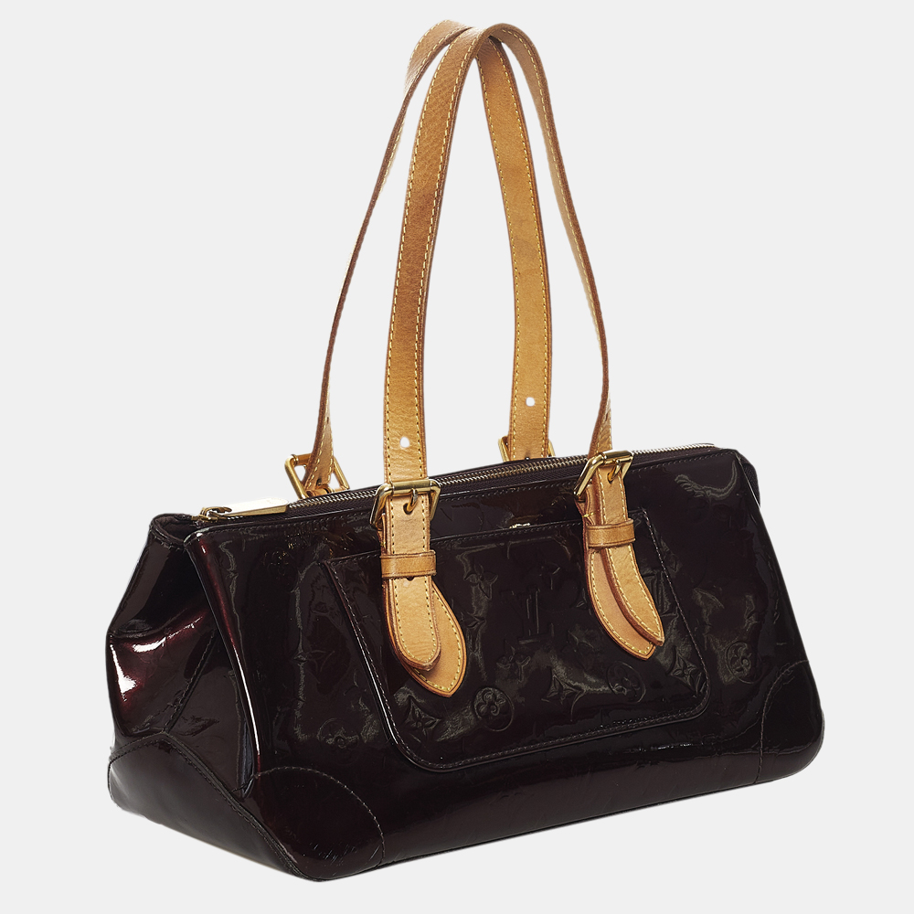 

Louis Vuitton Brown/Red Vernis Rosewood