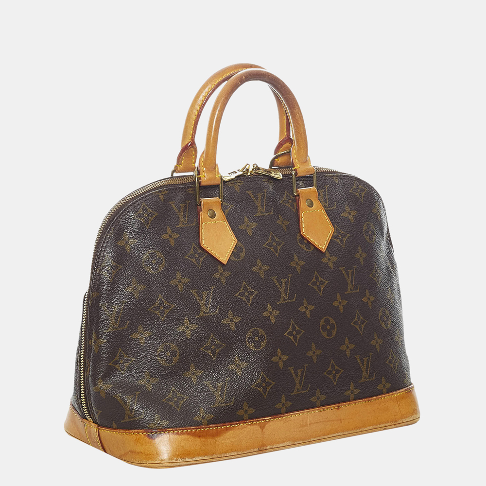 

Louis Vuitton Brown Monogram Alma PM