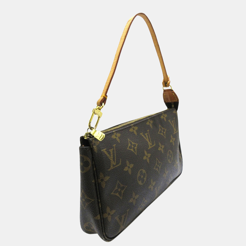 

Louis Vuitton Brown Monogram Pochette Accessoires