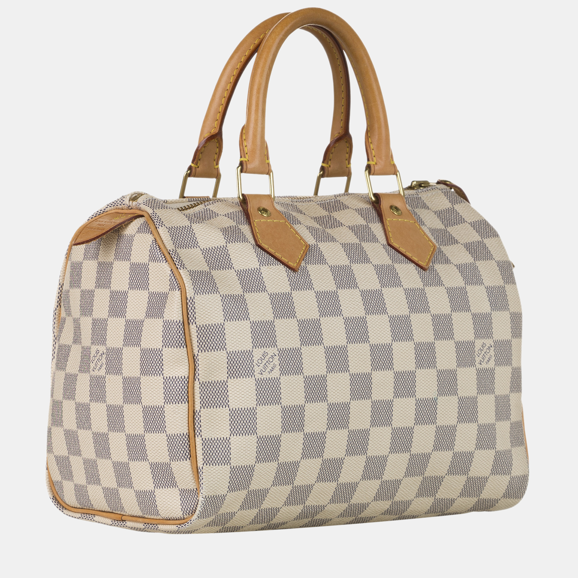 

Louis Vuitton White Damier Azur Speedy 25