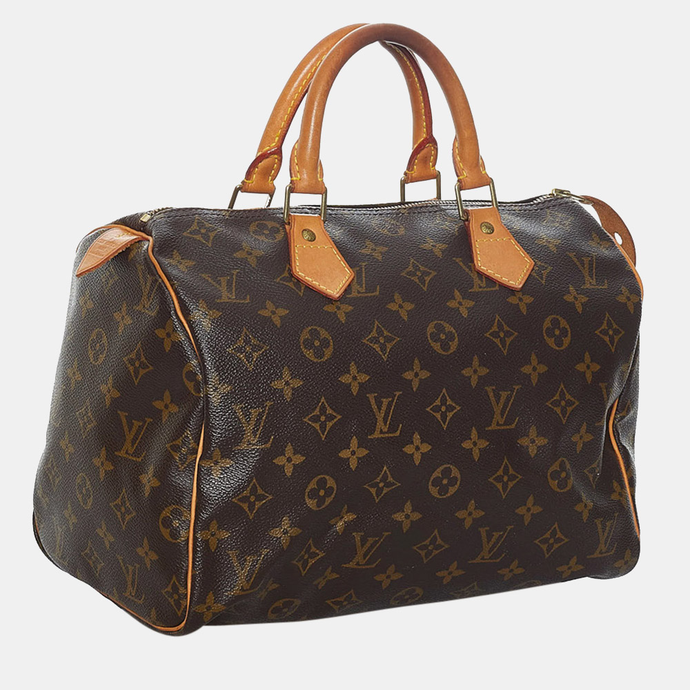 

Louis Vuitton Brown Monogram Speedy 30