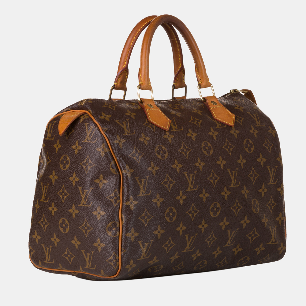 

Louis Vuitton Brown Monogram Speedy 30