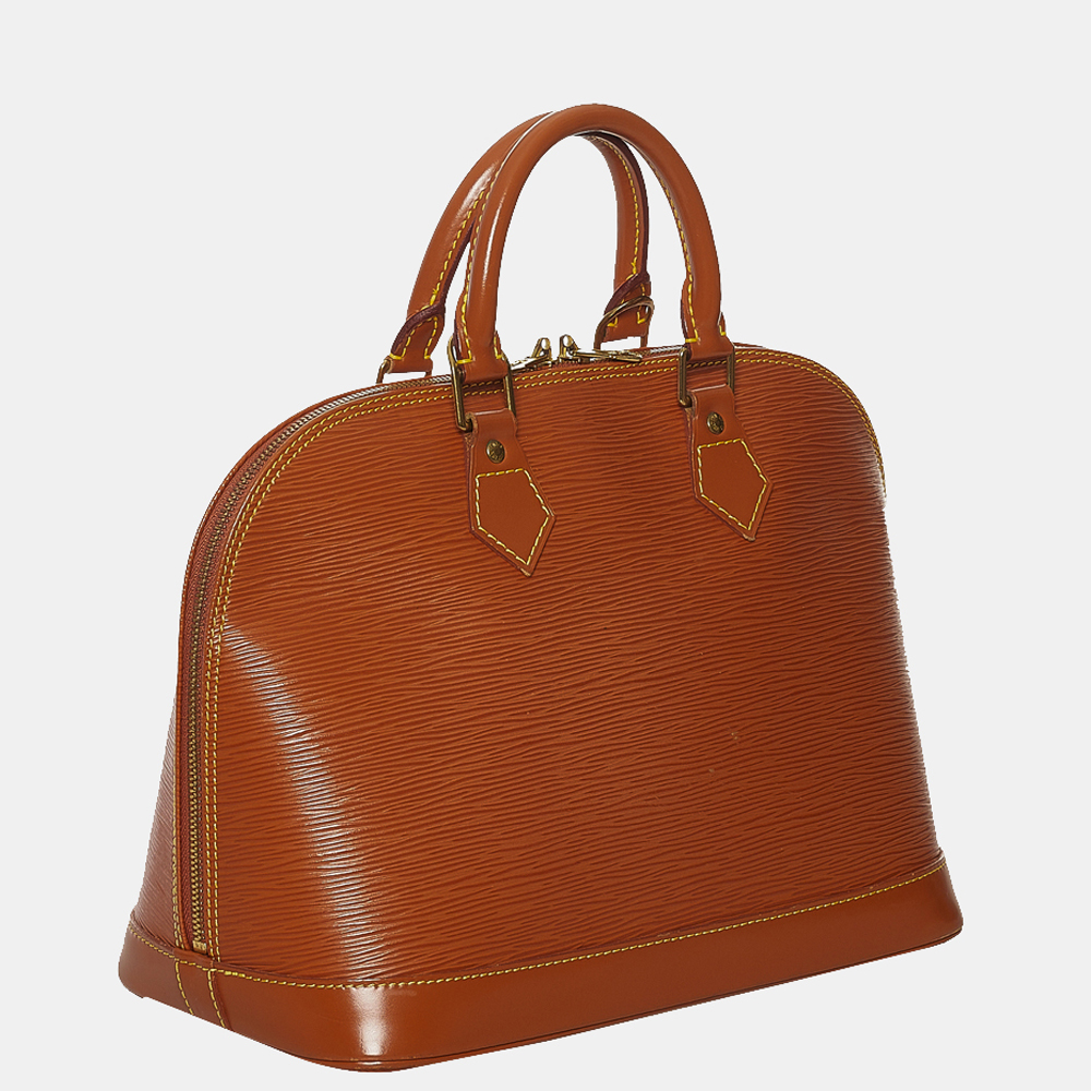 

Louis Vuitton Brown Epi Alma PM