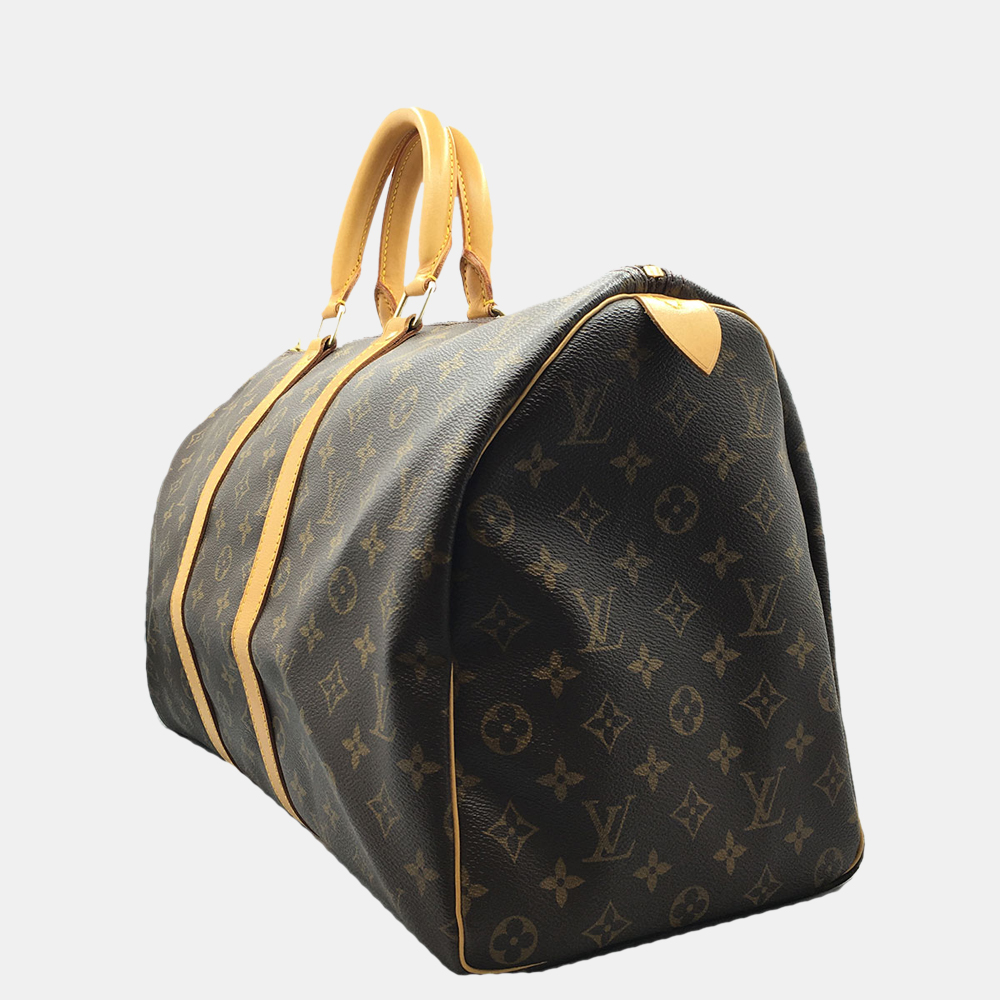 

Louis Vuitton Brown Monogram Keepall 45