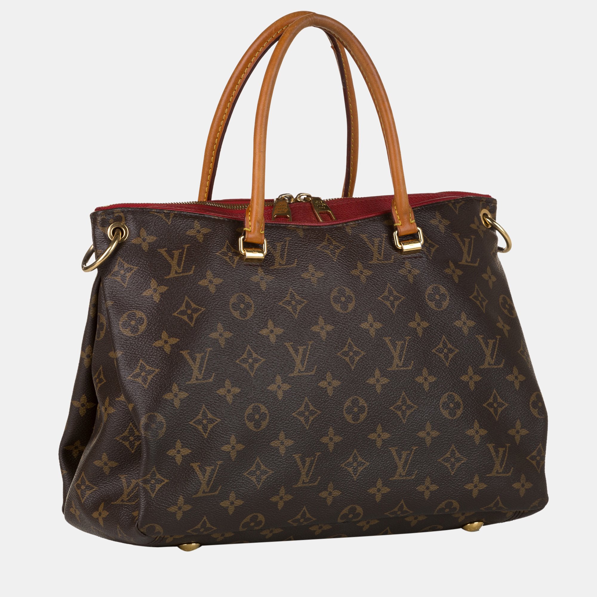 

Louis Vuitton Brown Monogram Pallas MM Satchel