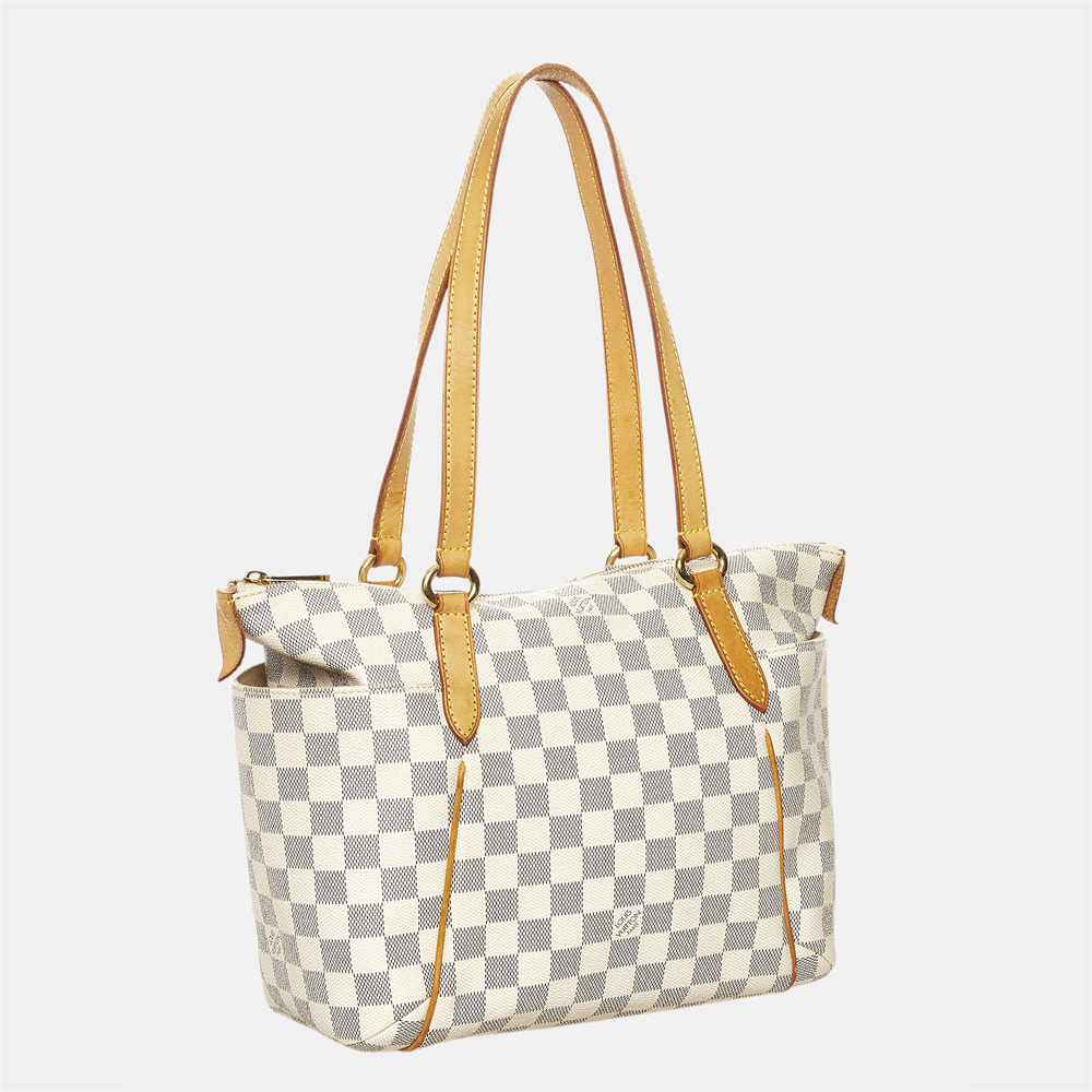 

Louis Vuitton White Damier Azur Totally PM