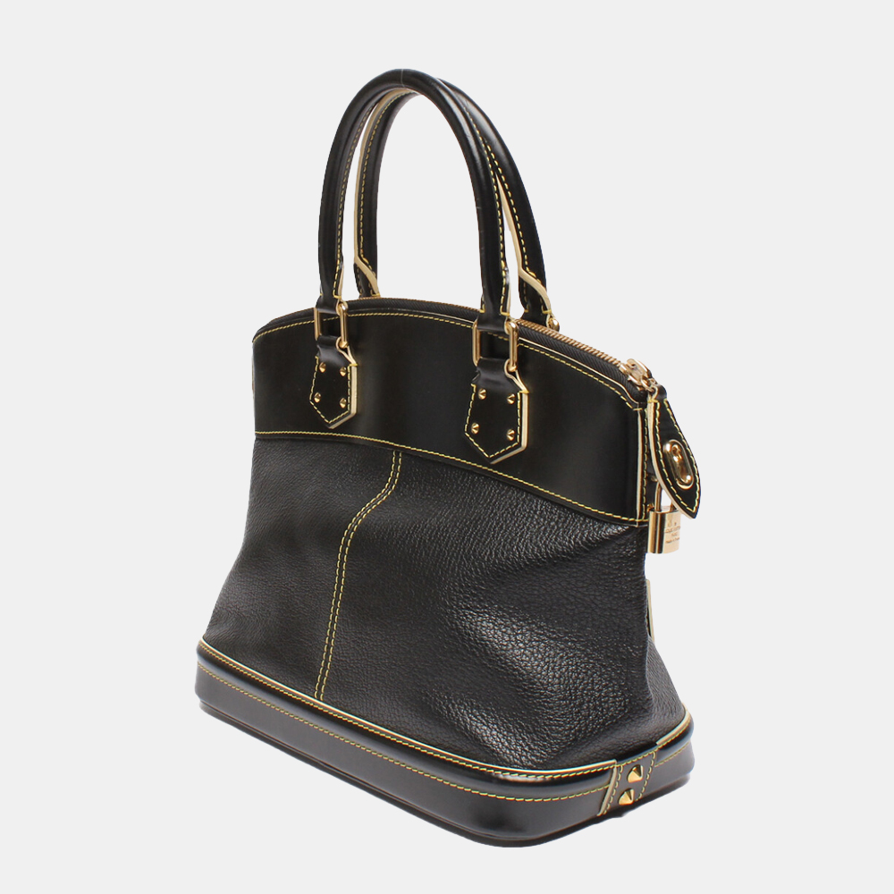 

Louis Vuitton Black Suhali Leather Lockit PM Bag