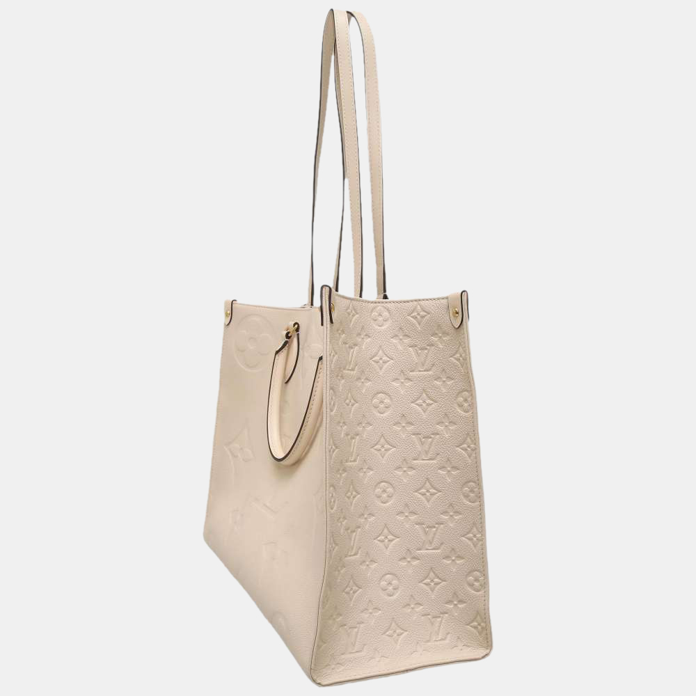 

Louis Vuitton White Monogram Giant Empriente OnTheGo GM Tote Bag