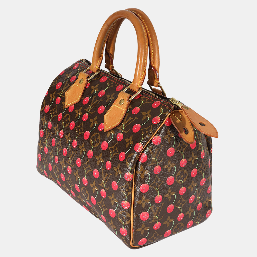

Louis Vuitton Monogram Cerises Speedy 25 Bag, Brown