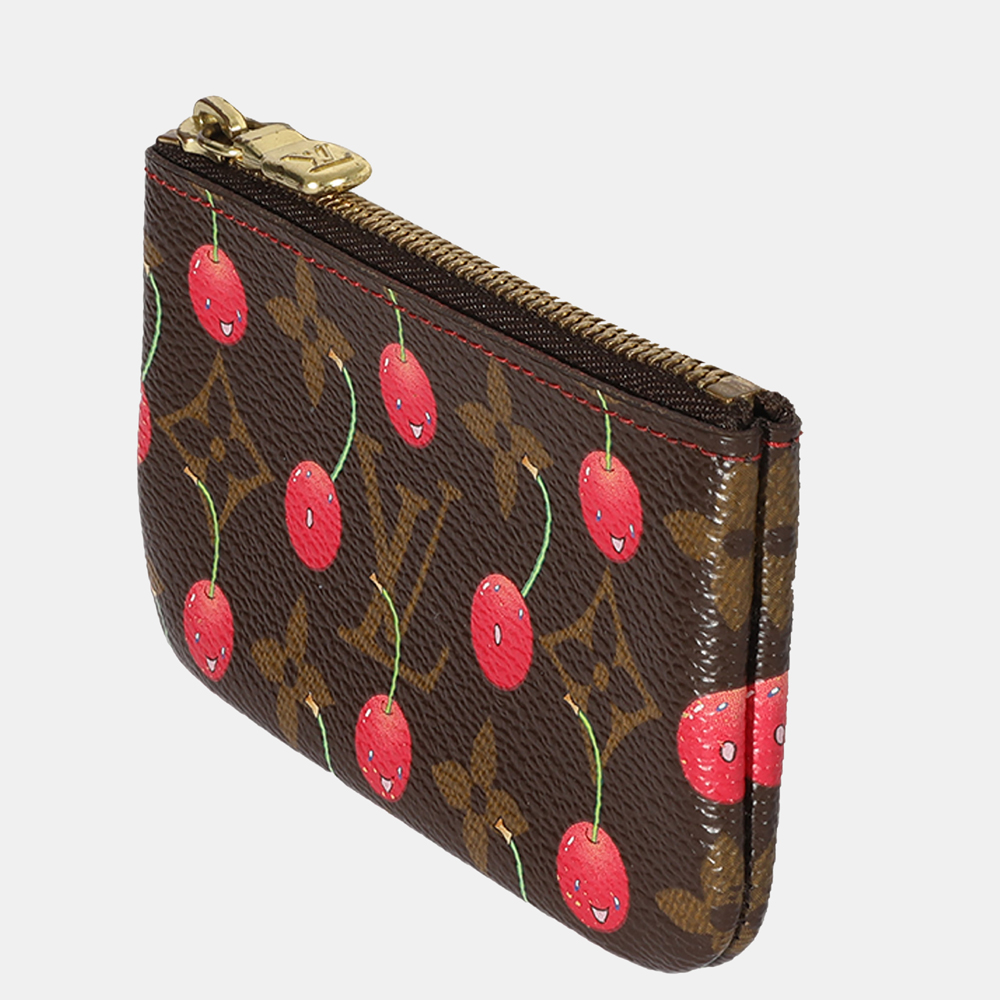 

Louis Vuitton Monogram Canvas Cerises Key Pouch, Brown