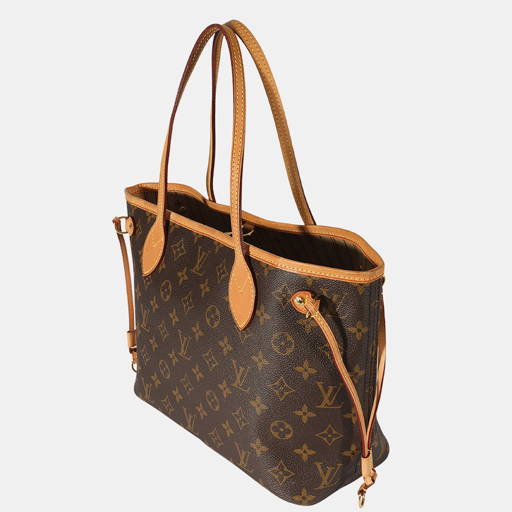 

Louis Vuitton Monogram Canvas Neverfull PM Bag, Brown