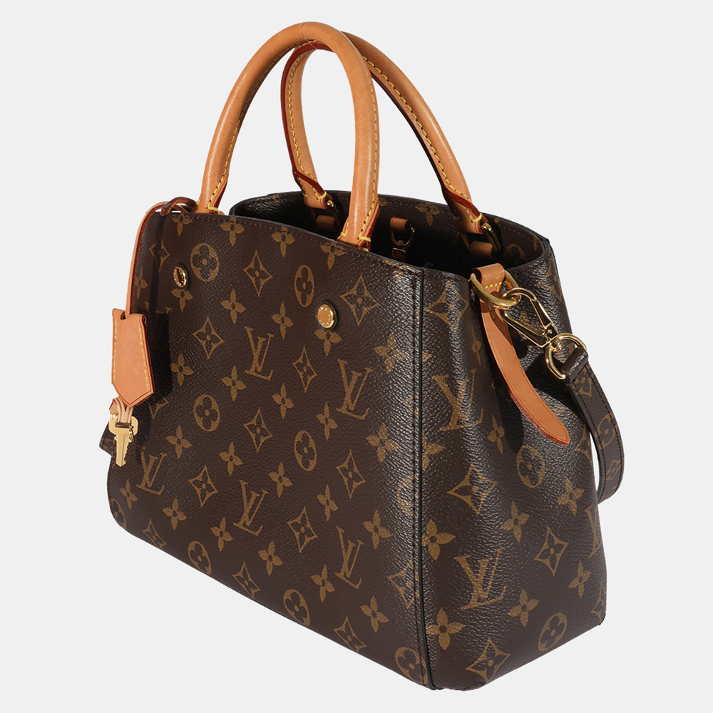 

Louis Vuitton Monogram Canvas Montaigne BB Bag, Brown