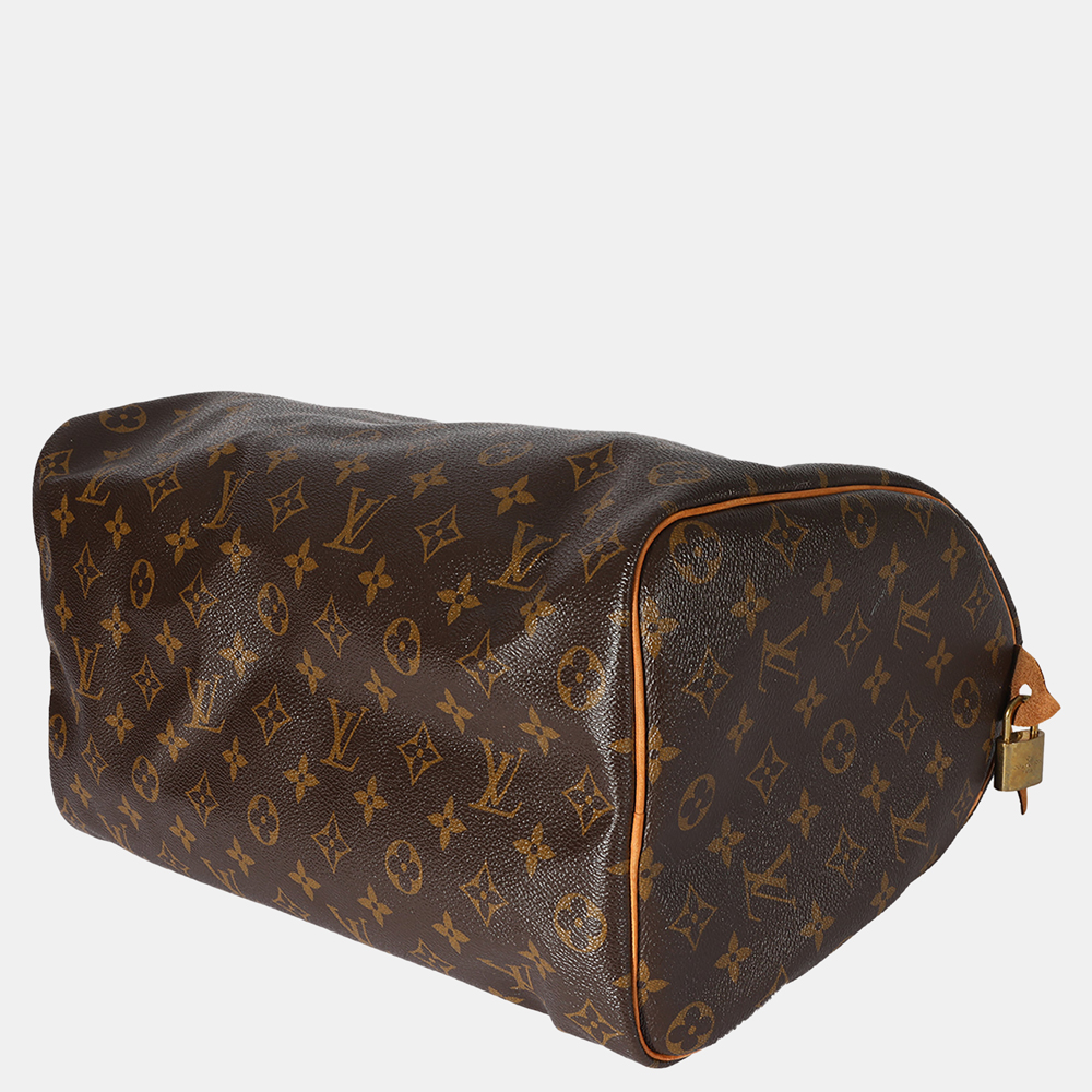 

Louis Vuitton Monogram Canvas Speedy 30 Bag, Brown