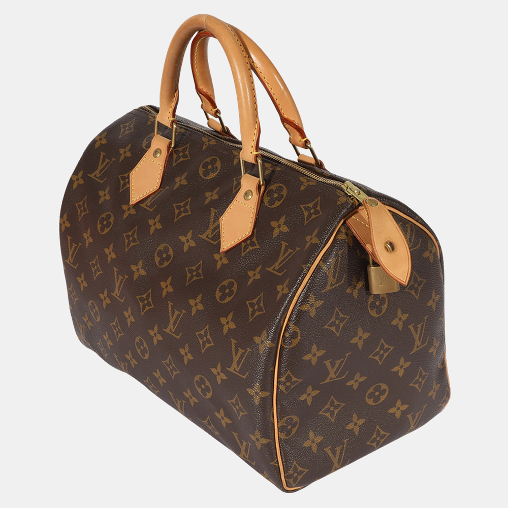 

Louis Vuitton Monogram Canvas Speedy 30 Bag, Brown