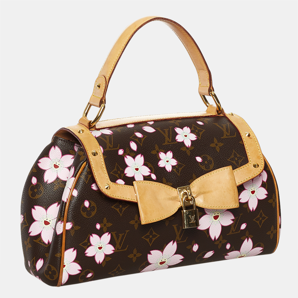 

Louis Vuitton Brown Monogram Murakami Cherry Blossom Sac Retro Bag
