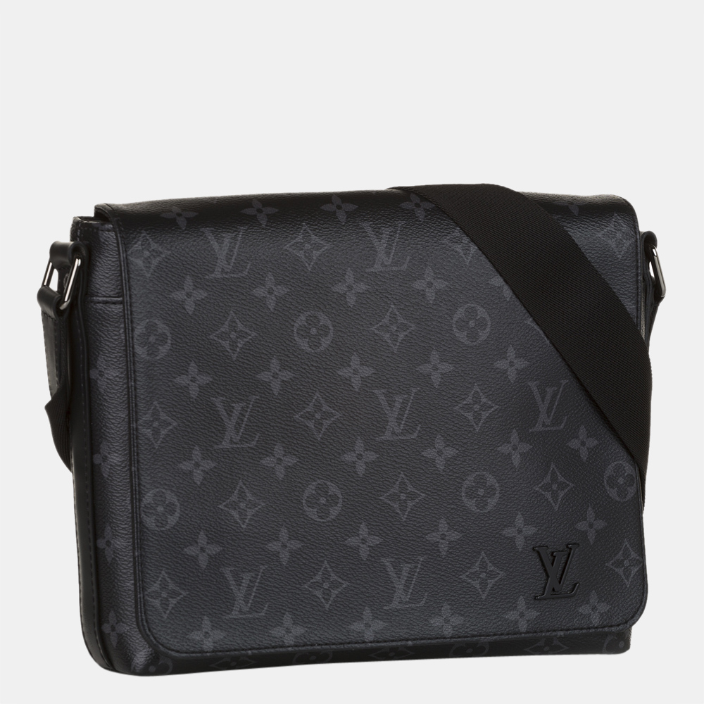 

Louis Vuitton Black Monogram Eclipse District PM