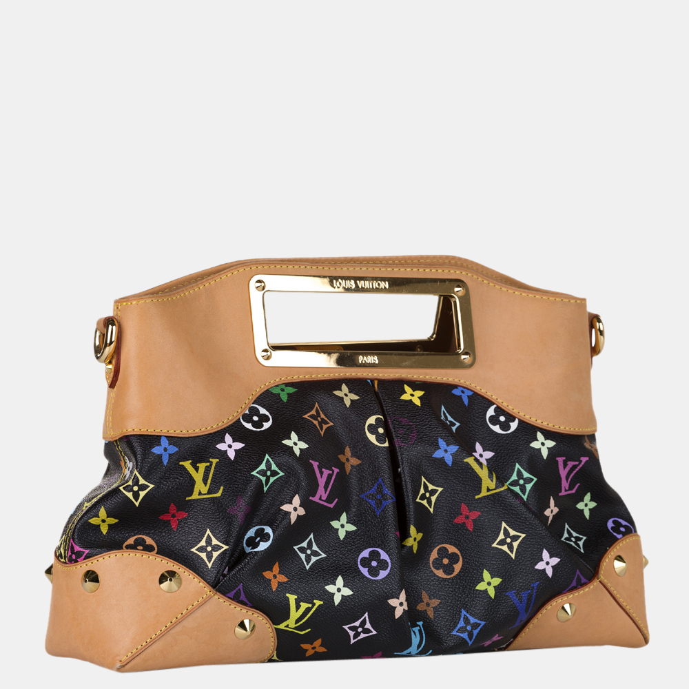 

Louis Vuitton Black Monogram Multicolore Judy GM