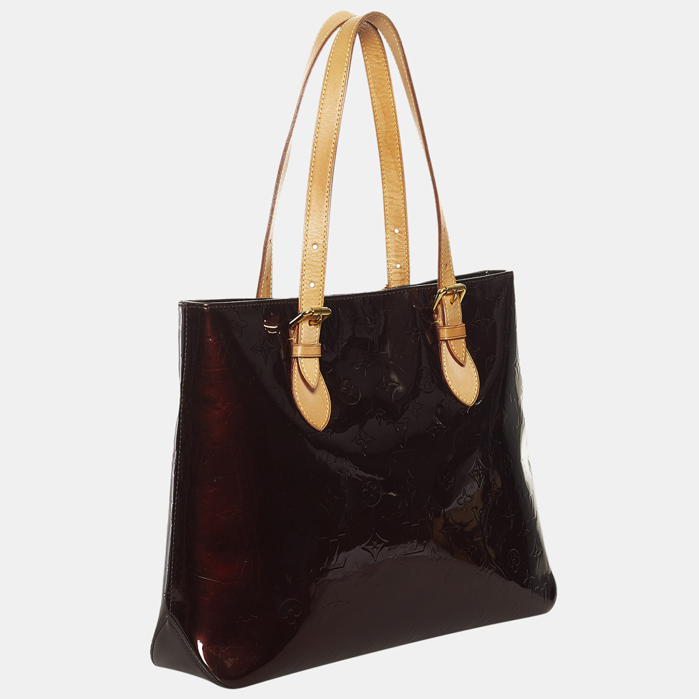 

Louis Vuitton Red Vernis Brentwood