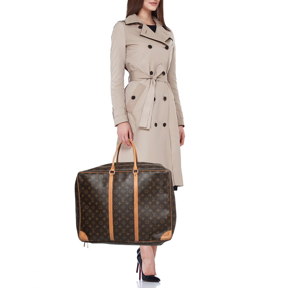 

Louis Vuitton Monogram Canvas Sirius 50 Suitcase, Brown