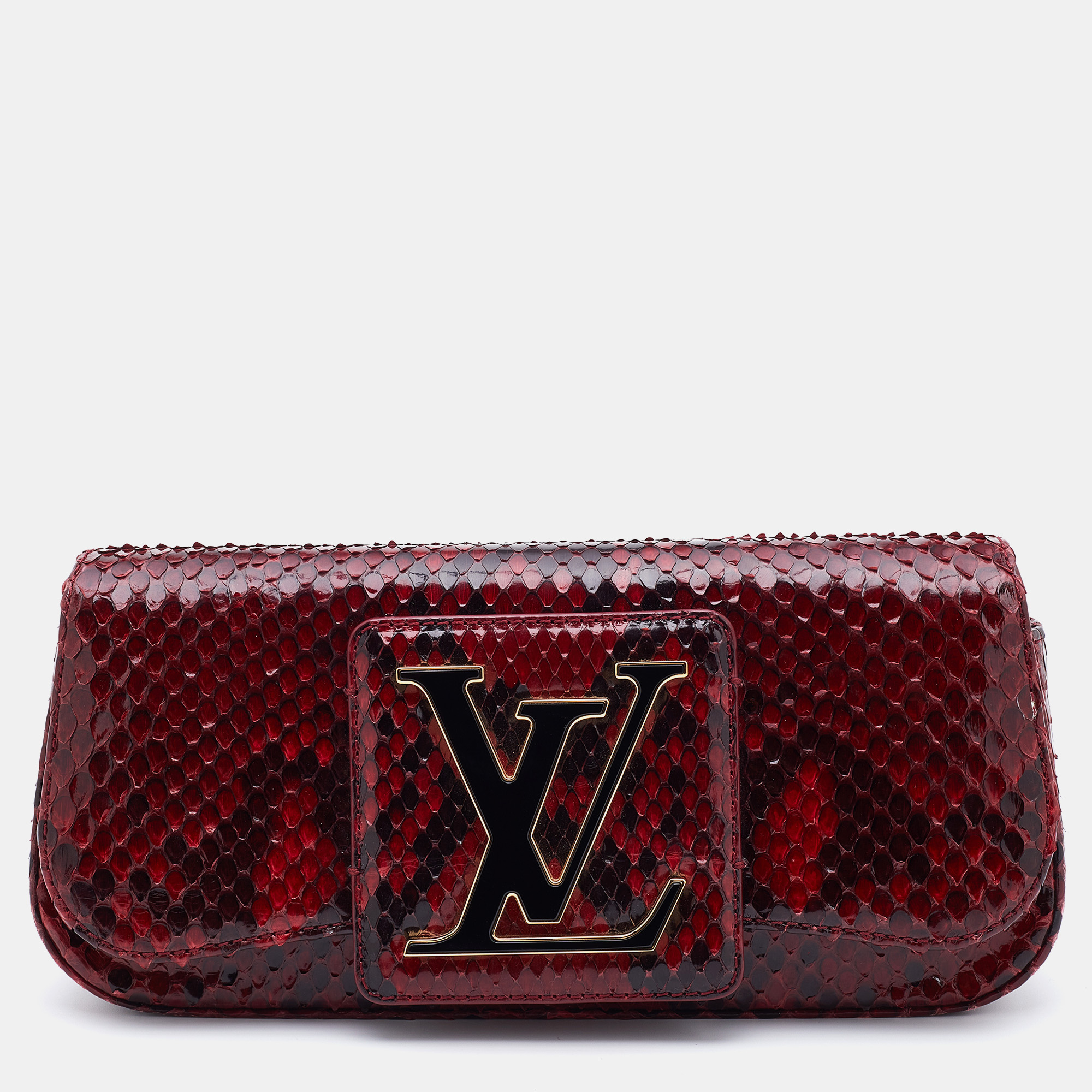 Multiple python clutch bag Louis Vuitton Purple in Python - 27453268