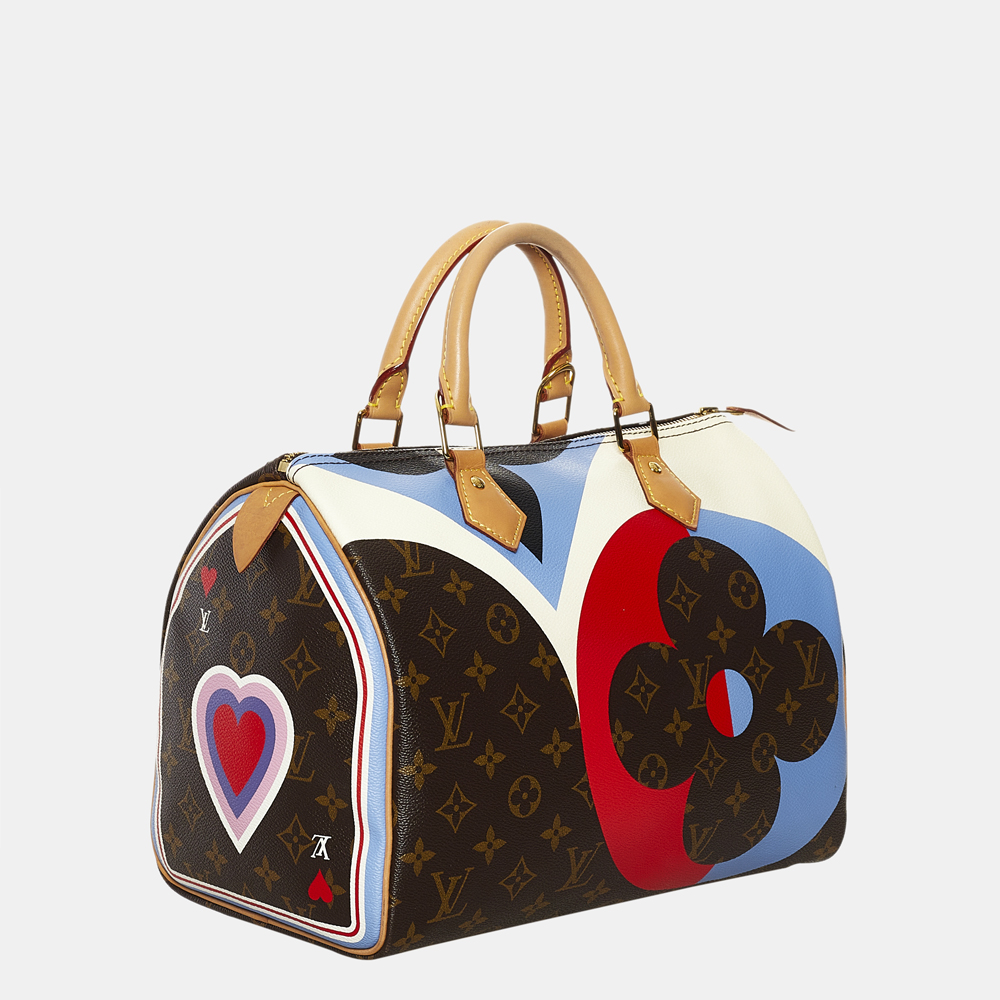 

Louis Vuitton Brown Monogram Game On Speedy 30 Bandouliere