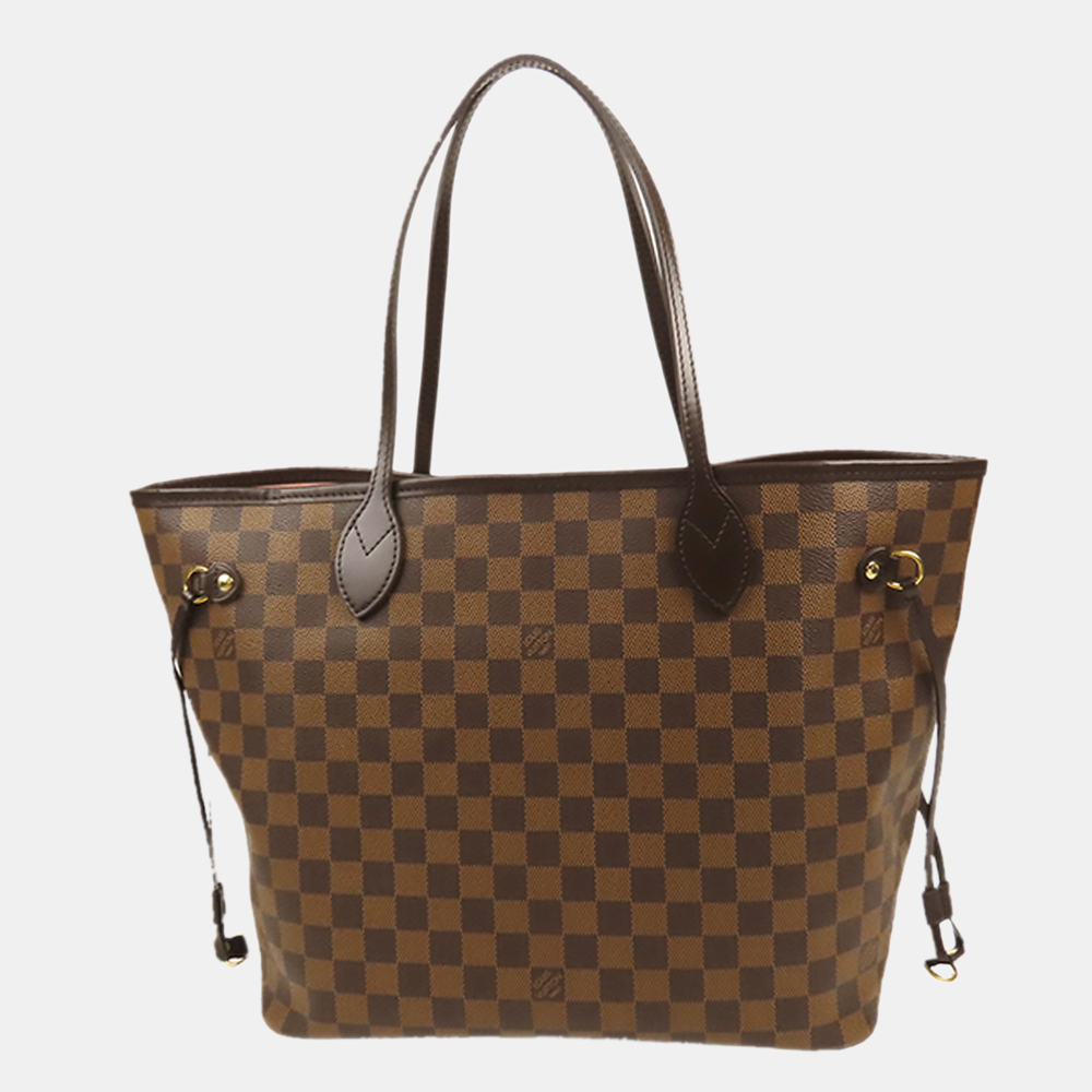 

Louis Vuitton Brown Damier Ebene Neverfull MM