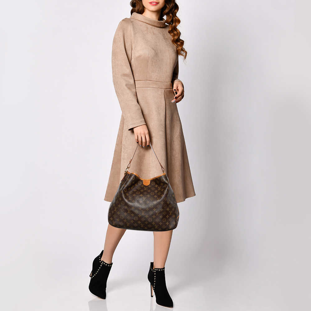 

Louis Vuitton Monogram Canvas Delightful MM Bag, Brown