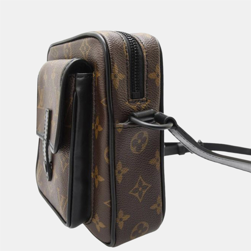 

Louis Vuitton Brown Monogram Macassar Christopher Wearable