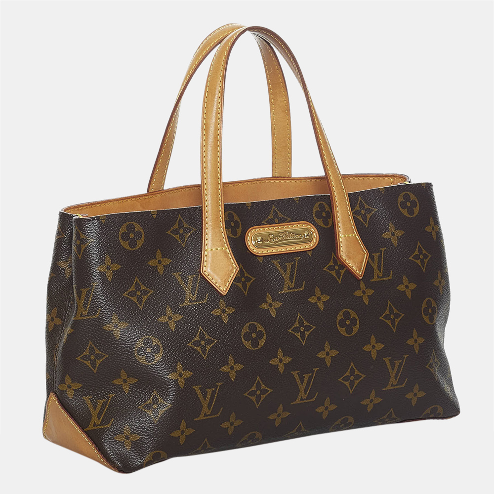 

Louis Vuitton Brown Monogram Wilshire PM