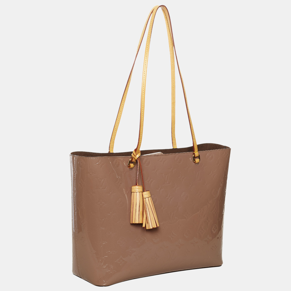 

Louis Vuitton Brown Vernis Long Beach MM Tote
